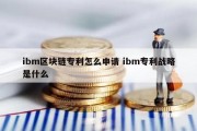 ibm区块链专利怎么申请 ibm专利战略是什么