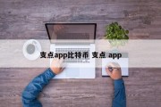 支点app比特币 支点 app