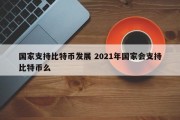 国家支持比特币发展 2021年国家会支持比特币么