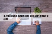 汇丰区块链未来发展趋势 区块链的发展前景趋势