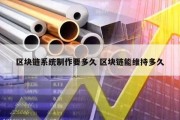 区块链系统制作要多久 区块链能维持多久