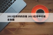 2013比特币的价格 2013比特币价格走势图